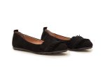 Δερμάτινες Μπαλαρίνες Art 17FW02 Black Suede
