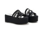 Δερμάτινα Platforms Art 18SS217 Black