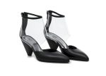 Δερμάτινες Γόβες Art 19SS48 Black and Clear