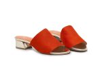 Δερμάτινα Mules Art 19SS303 Orange