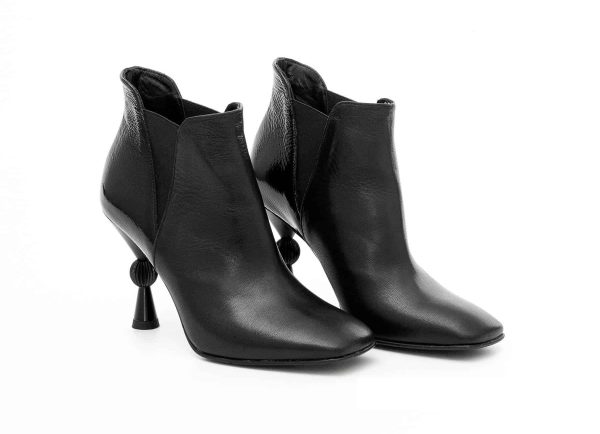 Δερμάτινα Ankle Boots Art 84 Black & Grey Piet de pule - NEW ARRIVALS FW21-22