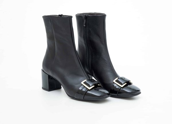 Δερμάτινα Ankle Boots Art 84 Black & Grey Piet de pule - NEW ARRIVALS FW21-22