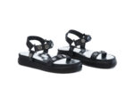 Δερμάτινα Flatforms Art 1SS27 Black