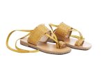 Δερμάτινα Flat Art 1SS03 Mustard