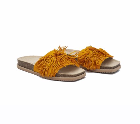 Δερμάτινα Πέδιλα Flat Art 2SS08