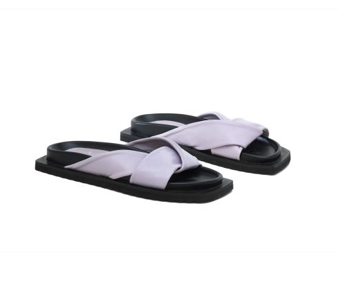 Δερμάτινα Πέδιλα Flat Art 2SS17