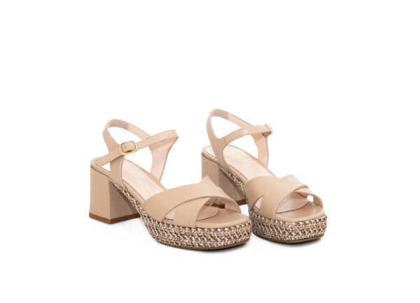 Leather Heeled Sandals Art 4SS47 - SUMMER OFFERS