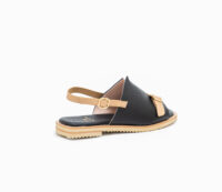 Leather Low Heeled Sandals Art 4SS204 - Image 5