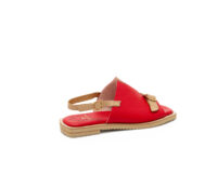 Leather Low Heeled Sandals Art 4SS204 - Image 8