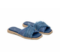 Leather Low Heeled Sandals Art 4SS205 - Image 2