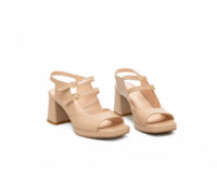 Leather Heeled Sandals Art 4SS64 - Image 2
