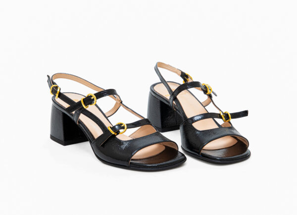 Leather Heeled Sandals Art 4SS60 - NEW ARRIVALS SPRING/SUMMER