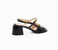 Leather Heeled Sandals Art 4SS60 - Image 3