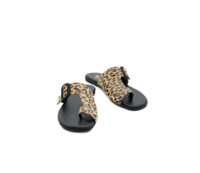 Leather Low Heeled Sandals Art 4SS208 - Image 6