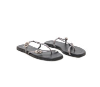Leather Low Heeled Sandals Art 4SS206 - Image 2