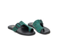 Leather Low Heeled Sandals Art 4SS208 - Image 3