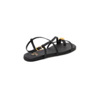 Leather Low Heeled Sandals Art 4SS209 - Image 2