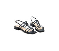 Leather Low Heeled Sandals Art 5SS09