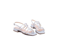 Leather Low Heeled Sandals Art 5SS09 - Image 2