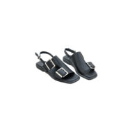 Leather Low Heeled Sandals Art 5SS16
