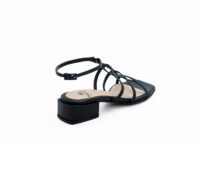 Leather Low Heeled Sandals Art 5SS30 - Image 3