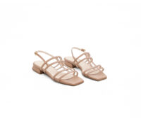 Leather Low Heeled Sandals Art 5SS09 - Image 8
