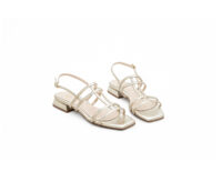 Leather Low Heeled Sandals Art 5SS09 - Image 6