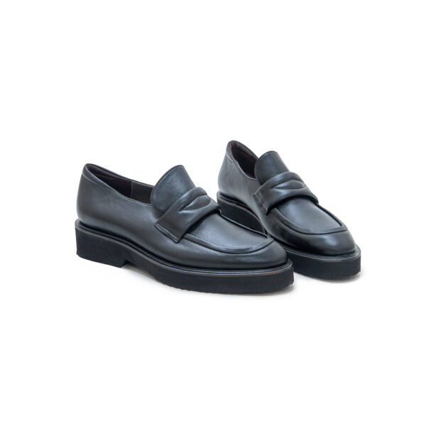Δερμάτινα loafers art 5fw19 black, 35