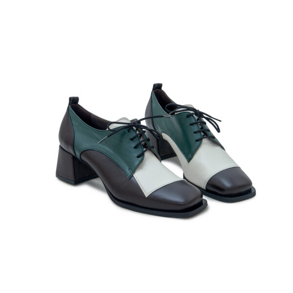 Δερμάτινα Δετά art 5fw49 brown green & of white, 35