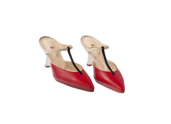 Δερμάτινα mules art 6ss86