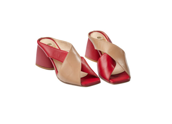 Δερμάτινα mules art 6ss71