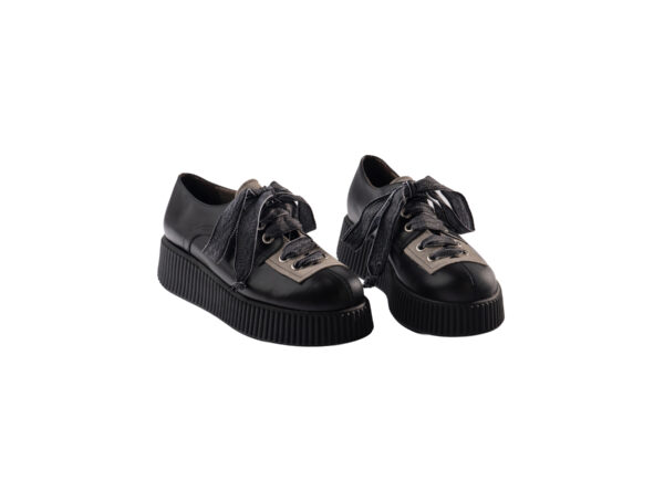 Δερμάτινα flatforms art 6fw36