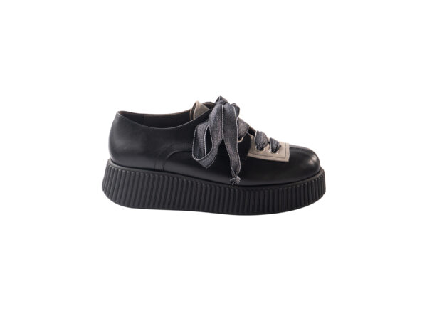 Δερμάτινα flatforms art 6fw36