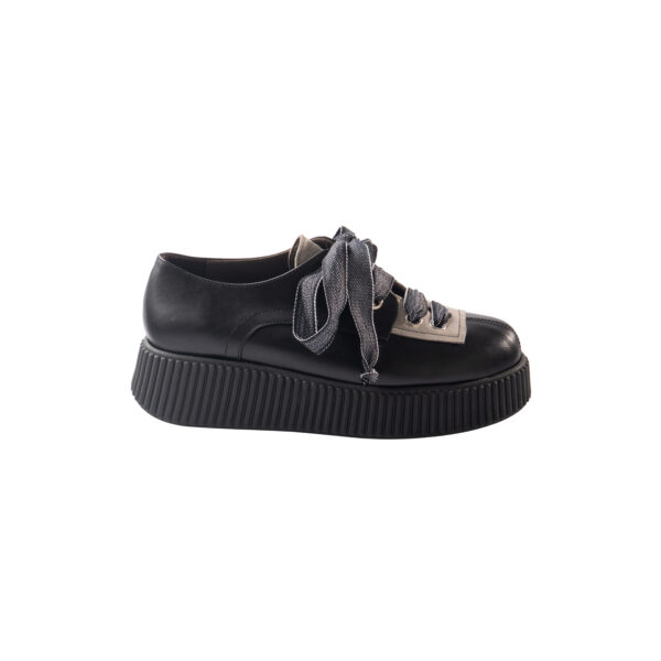 Δερμάτινα flatforms art 6fw36