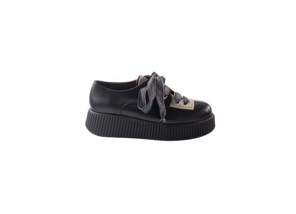 Δερμάτινα flatforms art 6fw36