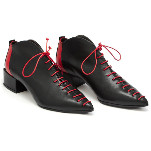 Δερμάτινα ankle boots art 6fw26