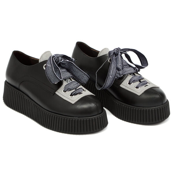 Δερμάτινα flatforms art 6fw36