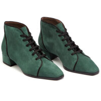 Δερμάτινα Μποτάκια art 6fw23 green