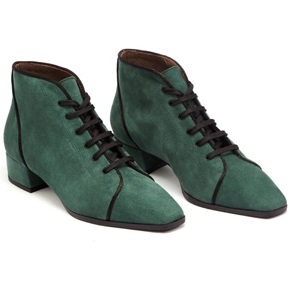Δερμάτινα Μποτάκια art 6fw23 green