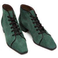 Δερμάτινα Μποτάκια art 6fw23 green
