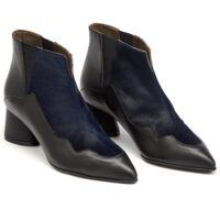 Δερμάτινα Μποτάκια art 6fw39 black & blue