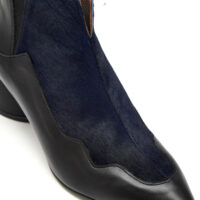 Δερμάτινα Μποτάκια art 6fw39 black & blue
