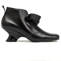Δερμάτινα ankle boots art 6fw48 black