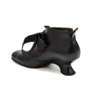Δερμάτινα ankle boots art 6fw48 black