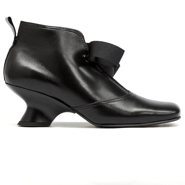 Δερμάτινα ankle boots art 6fw48 black