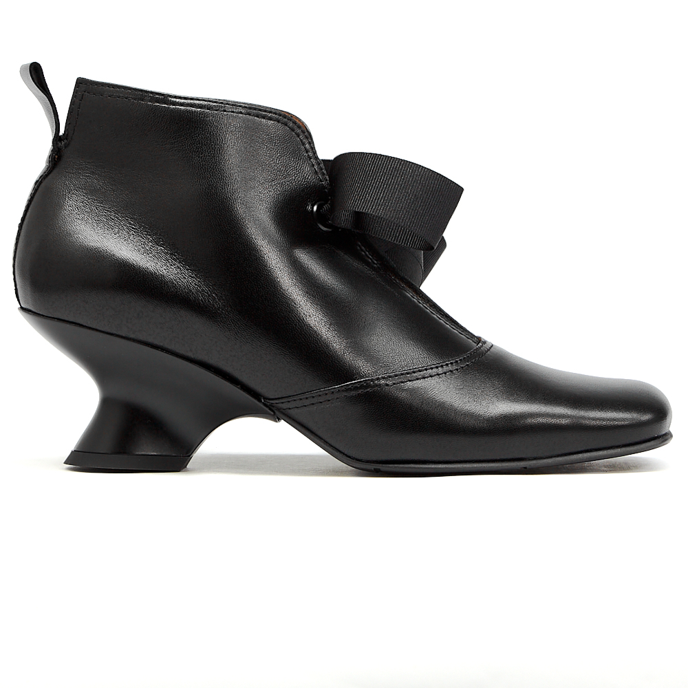Δερμάτινα ankle boots art 6fw48 black Δερμάτινα ankle boots art 6fw48 black