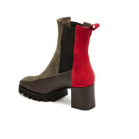Δερμάτινα Μποτάκια art 6fw51 brown red & oil