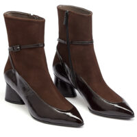 Δερμάτινα Μποτάκια art 6fw66 brown