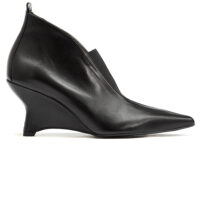 Δερμάτινα ankle boots art 6fw85 black