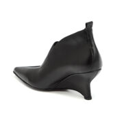 Δερμάτινα ankle boots art 6fw85 black